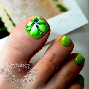Tropical Toe Nail Designs