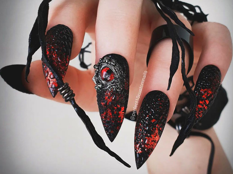 70 Halloween Nails Designs to Terrify and Inspire