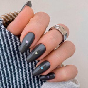 Simple and Luxurious Thanksgiving Nails