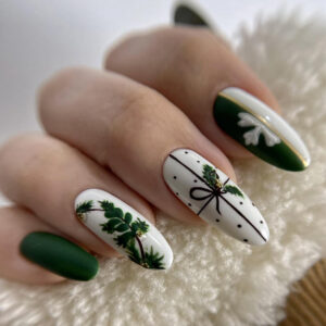 Christmas Trees for Winter Nails Designs