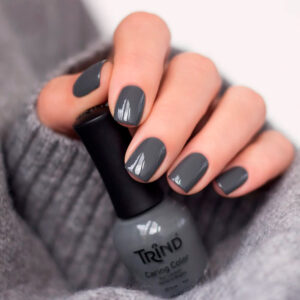 Gray Winter Nails